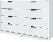 Комод Интерлиния Концепт КТ-К157 (белый платинум/белый платинум)