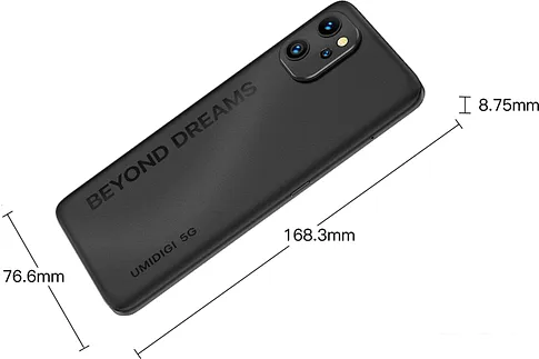Смартфон Umidigi F3 5G 8GB/128GB (черный)