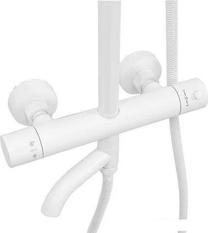 Душевая система  Rea Lungo white REA-P6608