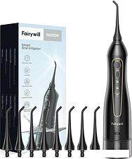 Ирригатор Fairywill 5020E (черный, 8 насадок)