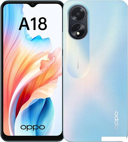 Смартфон Oppo A18 CPH2591 4GB/128GB международная версия (голубой)