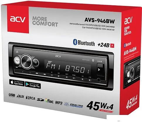 USB-магнитола ACV AVS-946BW