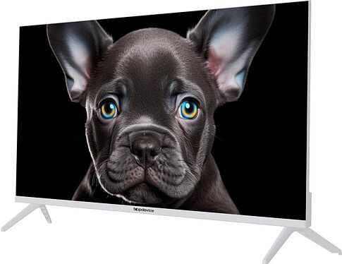 Телевизор Topdevice 32" FHD OS SALUTE TV (белый)