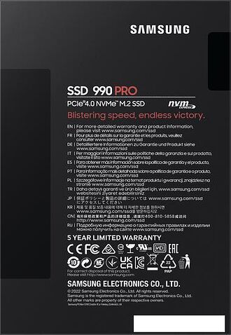 SSD Samsung 990 Pro 1TB MZ-V9P1T0BW
