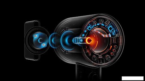 Фен Dyson HD16 Supersonic Nural Straight+Wavy (евровилка, керамический абрикосовый/топаз)