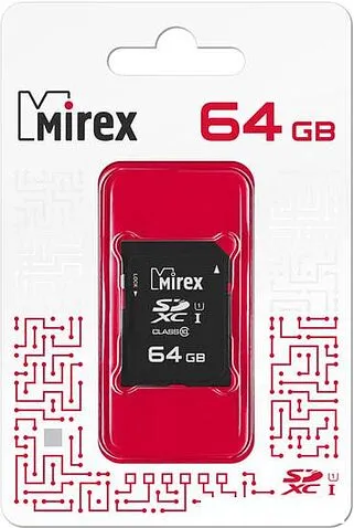 Карта памяти Mirex SDXC 13611-SD10CD64 64GB