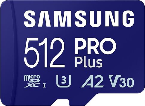 Карта памяти Samsung PRO Plus microSDXC 512GB (с кардридером)