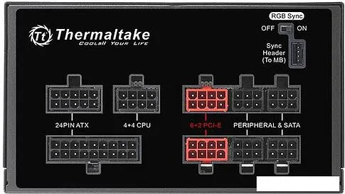 Блок питания Thermaltake Toughpower Grand RGB 650W Gold (RGB Sync Edition)