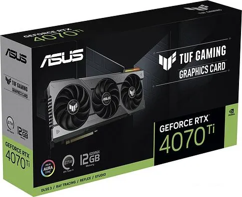 Видеокарта ASUS TUF Gaming GeForce RTX 4070 Ti 12GB GDDR6X TUF-RTX4070TI-12G-GAMING