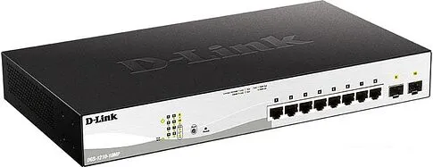Управляемый коммутатор 2-го уровня D-Link DGS-1210-10MP/FL