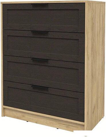 Комод Интерлиния Концепт Тренд КТ-К80 (дуб золотой/дуб английский)