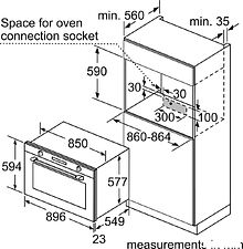 Газовый духовой шкаф Bosch VGD553FB0