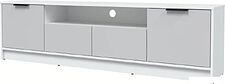 Тумба Интерлиния ТВ Концепт КТ-ТВ4-50 (серый/белый платинум)