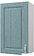 Шкаф навесной Горизонт Принцесса 40 навесной (мурено)