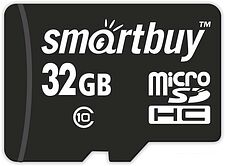 Карта памяти Smart Buy microSDHC SB32GBSDCL10-01LE 32GB (с адаптером) Карта памяти Smart Buy microSDHC SB32GBSDCL10-01LE 32GB (с адаптером)