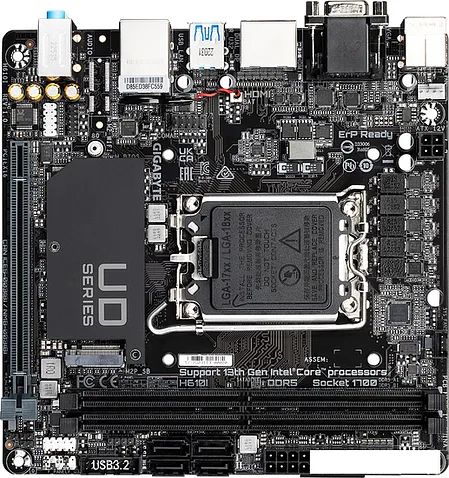 Материнская плата Gigabyte H610I (rev. 1.0)