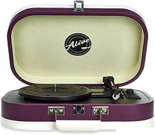 Виниловый проигрыватель Alive Audio Vintage (фиолетовый)