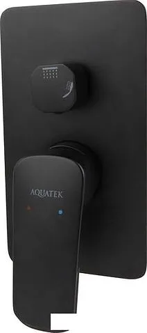 Душевая система  Aquatek AQ1074MB (черный матовый)