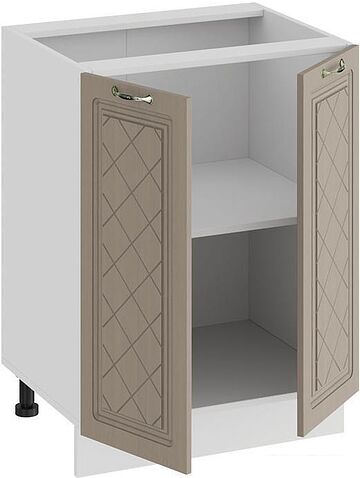 Шкаф напольный Трия Бьянка 1Н6 (дуб кофе)