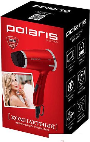 Фен Polaris PHD 1464T (красный)