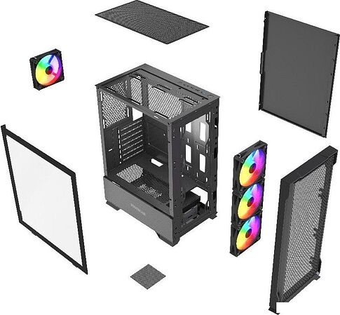 Корпус Powercase Mistral AZ4B ARGB CMAZB-A4