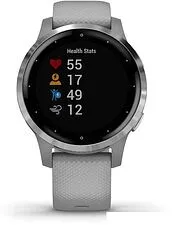Умные часы Garmin Vivoactive 4s (серый/серебристый)