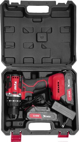 Ударная дрель-шуруповерт MTX CIDS-BL-20 (с 2-мя АКБ, кейс)