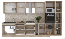 Готовая кухня Интерлиния Мила 3.6 ВТ (бетон/антрацит/травертин) Готовая кухня Интерлиния Мила 3.6 ВТ (бетон/антрацит/травертин)