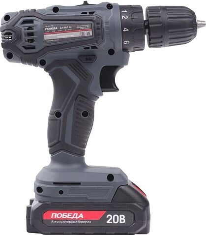 Дрель-шуруповерт Победа ДА-20/1 Ли 180201700 (с 1-им АКБ)