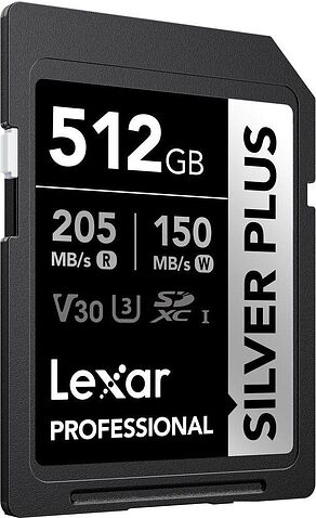 Карта памяти Lexar Professional SILVER PLUS SDXC LSDSIPL512G-BNNNG 512GB