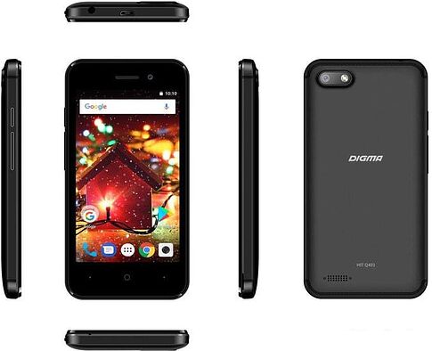 Смартфон Digma Hit Q401 3G (черный)