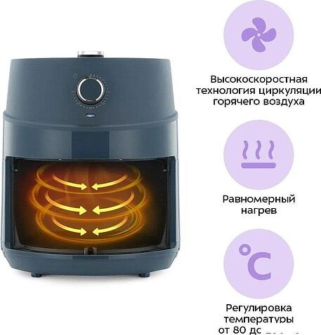 Аэрогриль (аэрофритюрница) Kitfort KT-8118