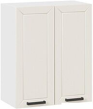 Шкаф навесной Трия Лорас 1В6 (белый/холст брюле)