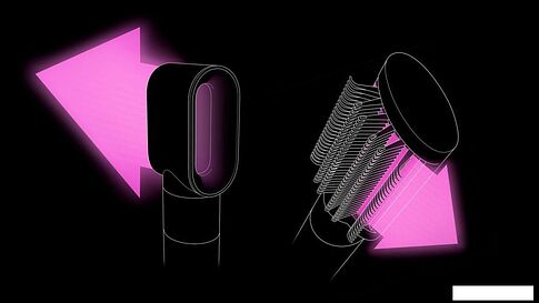 Фен-стайлер Dyson Airwrap Origin HS02 (с переходником на евровилку, никель/медный)