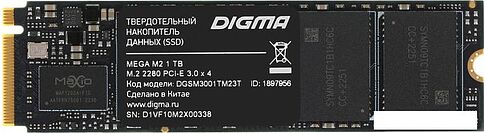 SSD Digma Mega M2 1TB DGSM3001TM23T