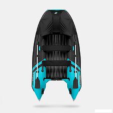 Моторно-гребная лодка Gladiator E330PRO (черный/бирюзовый) Моторно-гребная лодка Gladiator E330PRO (черный/бирюзовый)