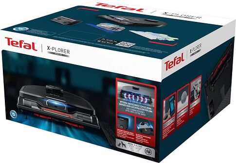 Робот-пылесос Tefal X-Plorer Serie 220 Animal & Allergy RG9475WH