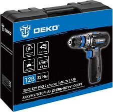 Дрель-шуруповерт Deko ZKCD12V PRO 084-1013 (с 2-мя АКБ, кейс) Дрель-шуруповерт Deko ZKCD12V PRO 084-1013 (с 2-мя АКБ, кейс)
