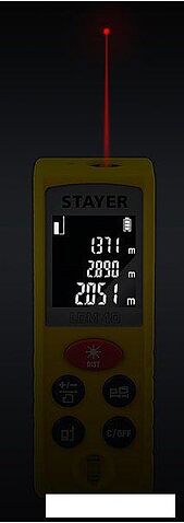 Лазерный дальномер Stayer LDM 40