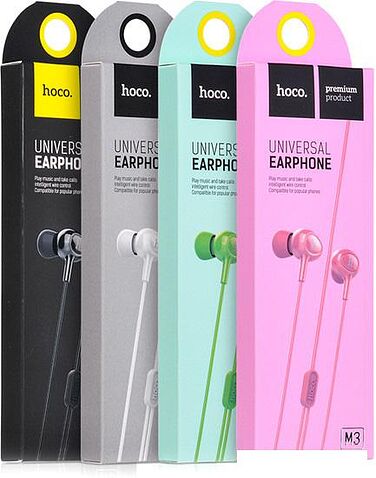 Наушники с микрофоном Hoco M3 (черный)