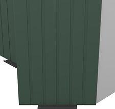 Шкаф навесной Arvento Корнелия Анта-плюс ВШ60 (зеленый софт)