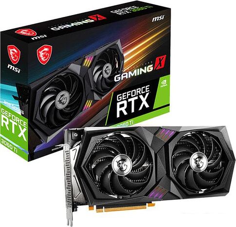 Видеокарта MSI GeForce RTX 3060 Ti Gaming X 8G LHR