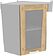 Шкаф навесной Интерлиния Компо ВШУст-720 (дуб золотой)