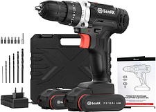 Ударная дрель-шуруповерт БелАК БАК.53312 (с 2-мя АКБ, кейс)