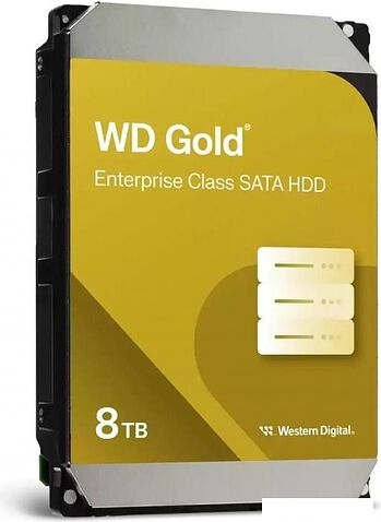 Жесткий диск WD Gold 8TB WD8005FRYZ