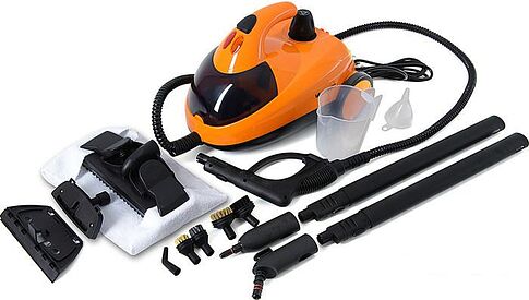 Пароочиститель Kitfort KT-908-3 (оранжевый)