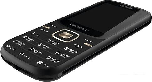 Кнопочный телефон TeXet TM-216 (черный)