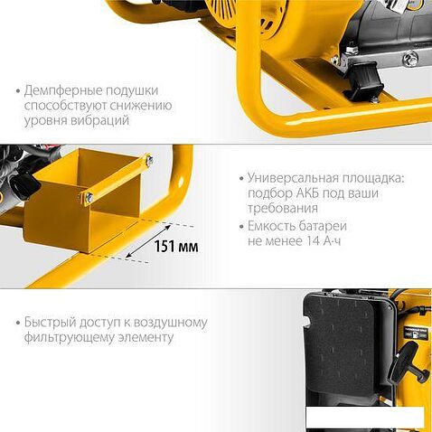 Бензиновый генератор Steher GS-6500Е