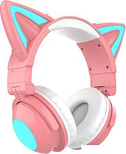 Наушники QUMO Party Cat Mini (розовый) Наушники QUMO Party Cat Mini (розовый)