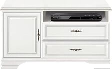 Тумба Black Red White Kentaki S320-RTV1D2S (белый/белый)